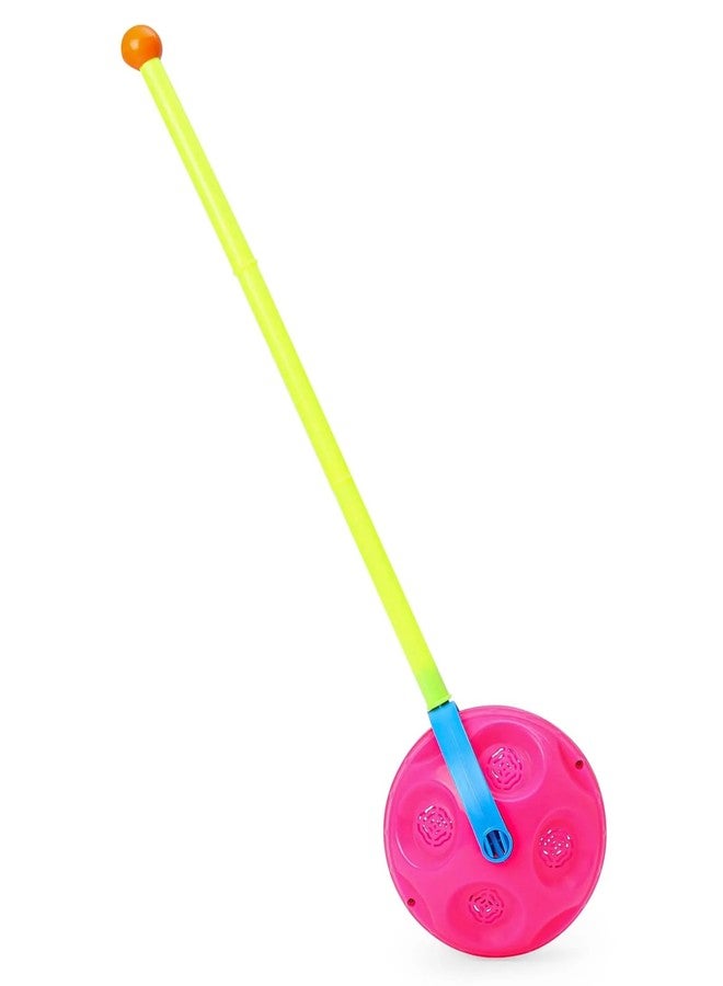 YUIOP - Wheel O Bell for Kids - Push & Pull Toy with Sound - Safe - Color May Vary - Image 3